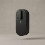 Module de serrure connectée DiversiHub – design noir minimaliste