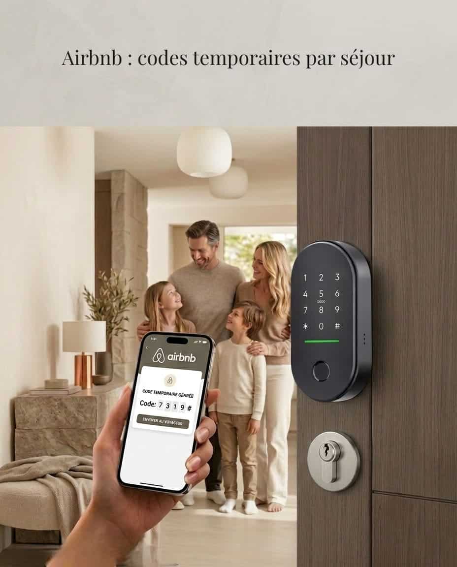 Airbnb codes temporaires par séjour