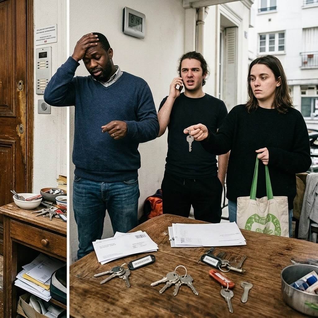 Voir des personnes qui dépendent des clés qui sont sur le la table Et qui cherche les clés