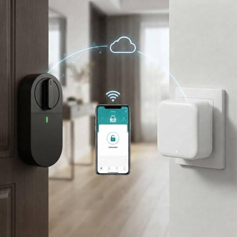 Passerelle TTLock G2 pour la gestion à distance d'une serrure connectée